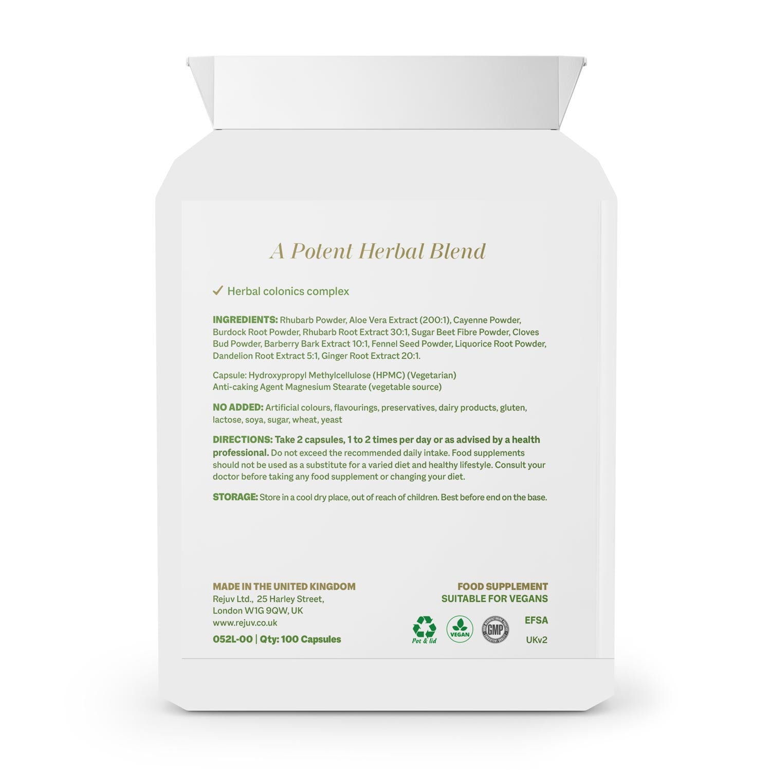 Rejuv Colon Clear Complex Capsules