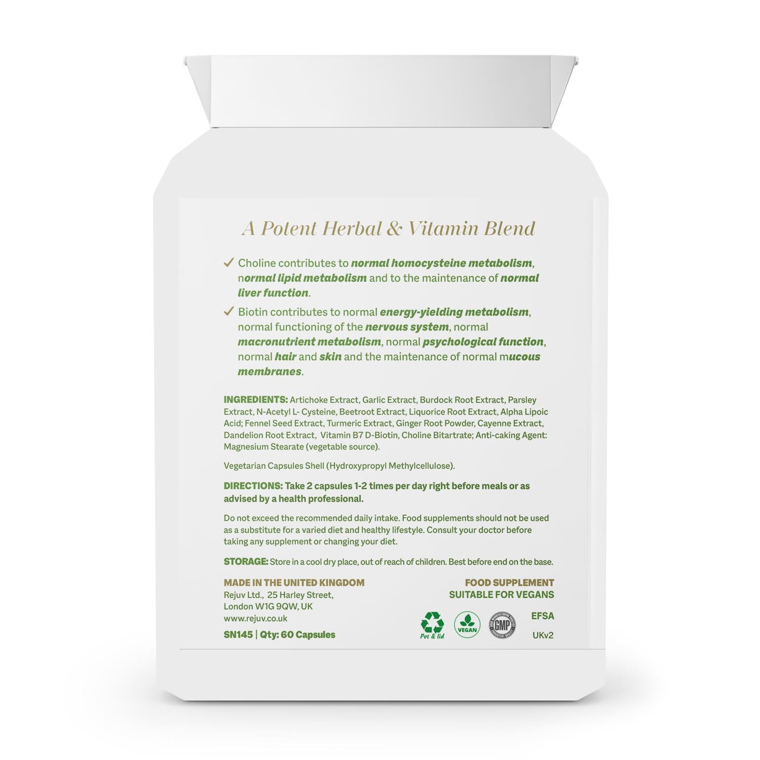 Rejuv Metabolism Support Pack