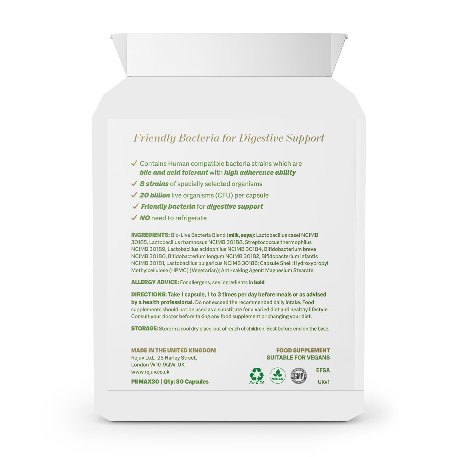 Rejuv Probiotic Max
