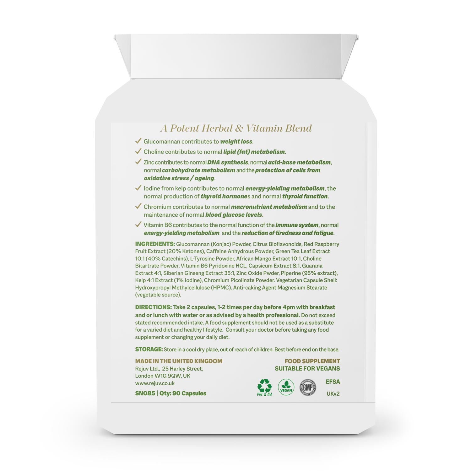 Rejuv Metabolism Support Pack