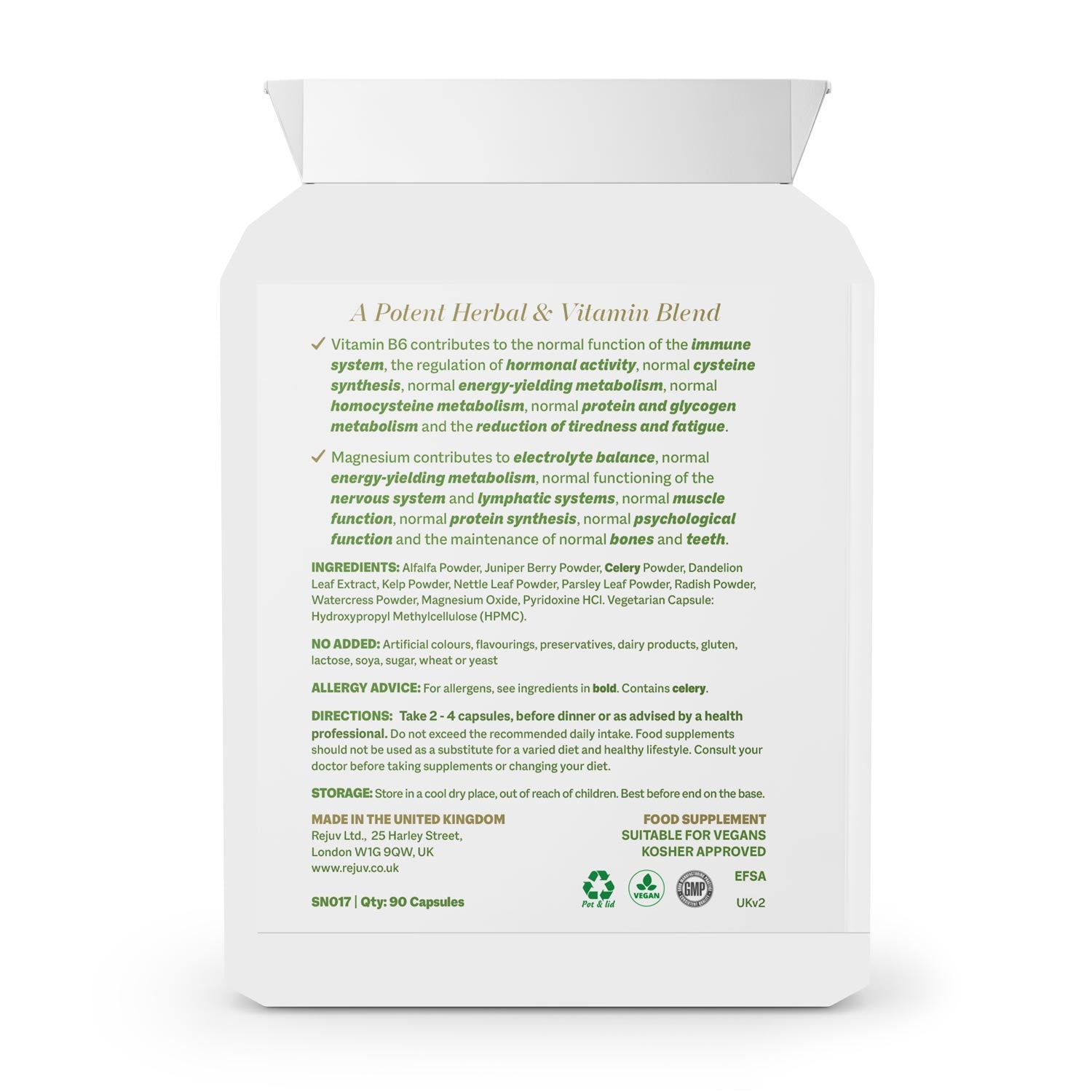 Rejuv Metabolism Support Pack