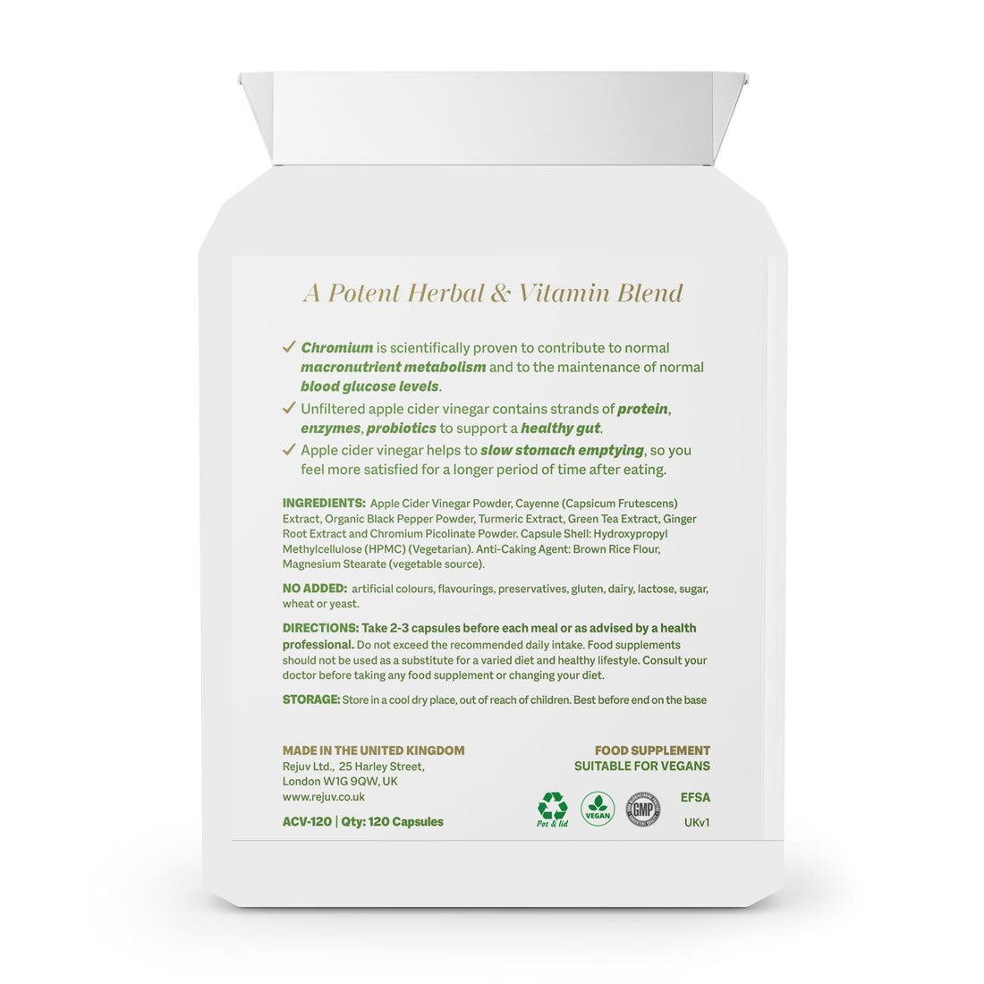 Rejuv Apple Cider Burn Complex
