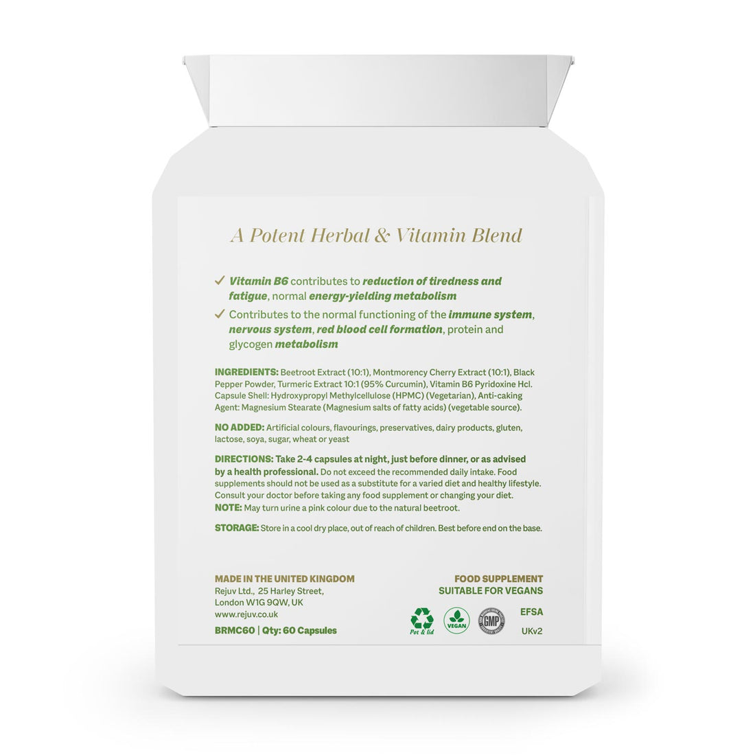 Rejuv Cherry Iron Calm Capsules